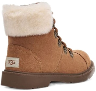 大童 UGG Azell 登山者防水 休閒舒適 短筒 雪地靴 栗色 Shop 大童 UGG Azell 登山者防水 休閒舒適 短筒 雪地靴 栗色