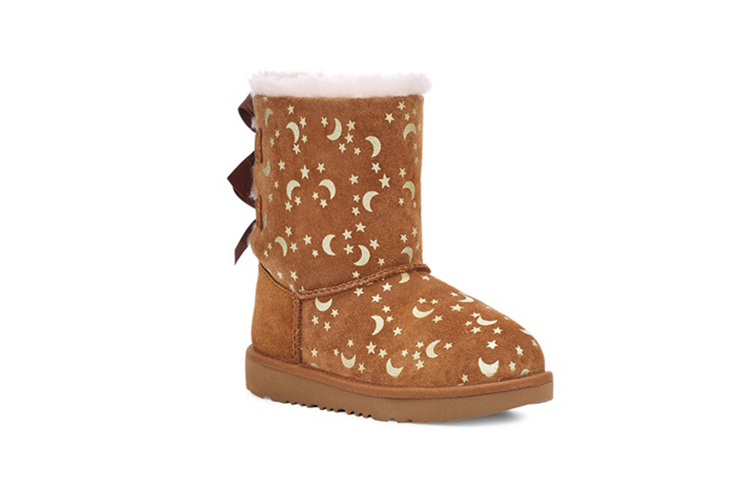 Lookbook (PS) UGG Bailey Bow Sun & Moon Braun mit Fleece-Futter. 1119170T-CHE