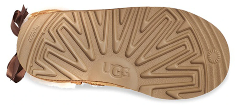 (PS) UGG Bailey Bow Sun & Moon Braun mit Fleece-Futter. 1119170T-CHE Details for (PS) UGG Bailey Bow Sun & Moon Braun mit Fleece-Futter. 1119170T-CHE