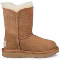 中童 UGG Bailey Button II 羊皮 加厚保暖 雪地鞋 栗子棕 Order 中童 UGG Bailey Button II 羊皮 加厚保暖 雪地鞋 栗子棕