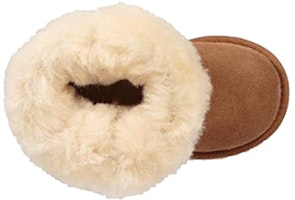 中童 UGG Bailey Button II 羊皮 加厚保暖 雪地鞋 栗子棕 Lookbook 中童 UGG Bailey Button II 羊皮 加厚保暖 雪地鞋 栗子棕