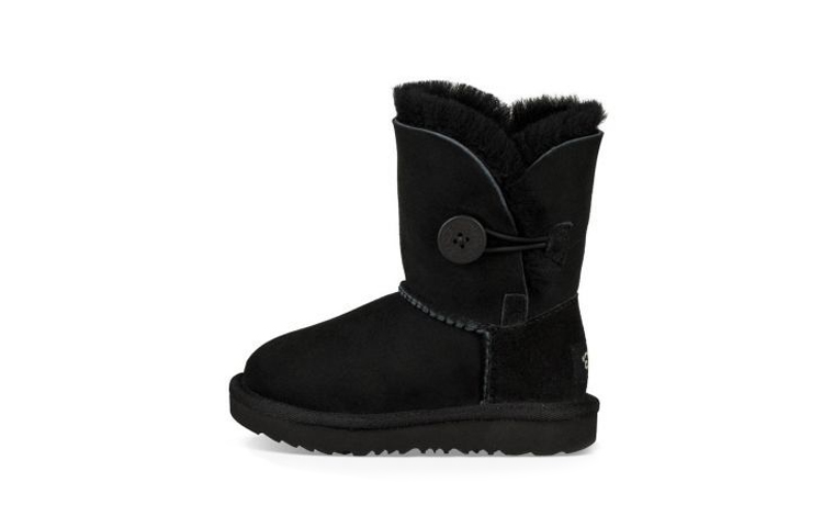 (Preschool) UGG Bailey Button II Fleece Lined Black 1017400T-BLK