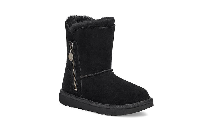 Lookbook (PS) UGG Bailey Zip Kort Zwart 1123613T-BLK