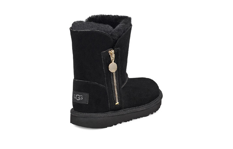 Shop (PS) UGG Bailey Zip Kort Zwart 1123613T-BLK
