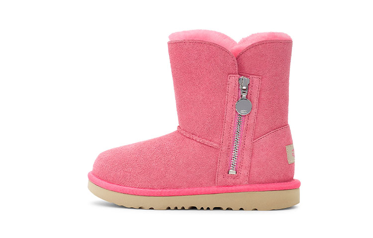 (Preschool) UGG Bailey Zip Short Pink 1123613T-PKRS