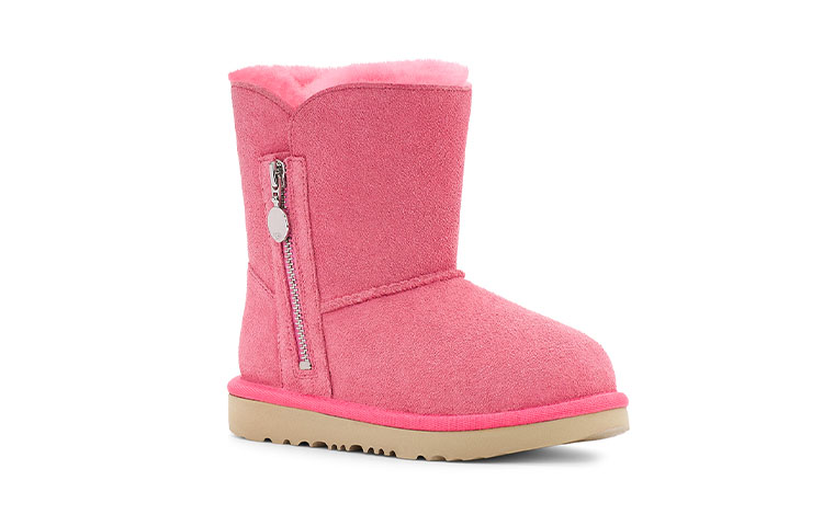 Lookbook (Preschool) UGG Bailey Zip Short Pink 1123613T-PKRS