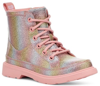 兒童 UGG 合成革 舒適時尚 耐磨 低筒 兒童靴子 粉紅色 Lookbook 兒童 UGG 合成革 舒適時尚 耐磨 低筒 兒童靴子 粉紅色