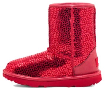 (PS) UGG 红色编织饰边短靴 1151613K-RED Buy (PS) UGG 红色编织饰边短靴 1151613K-RED