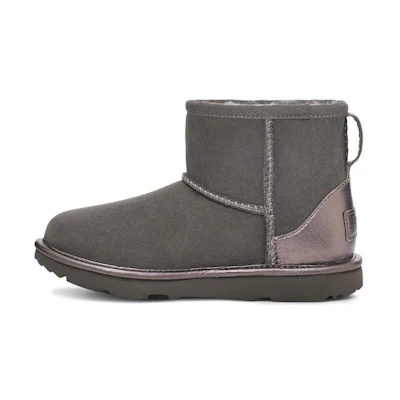 (TD) UGG Classic Mini Shine 'Dark Grey'