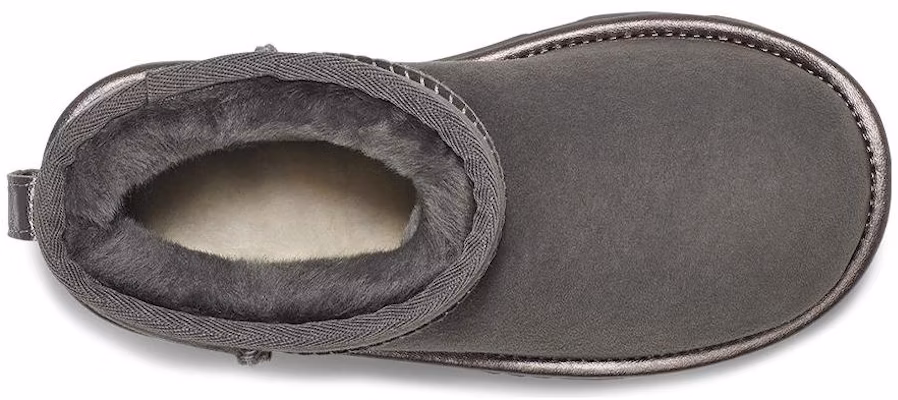 (Toddler) UGG Classic Mini Shine 'Dark Grey' 1130778T-CHRC Purchase (Toddler) UGG Classic Mini Shine 'Dark Grey' 1130778T-CHRC