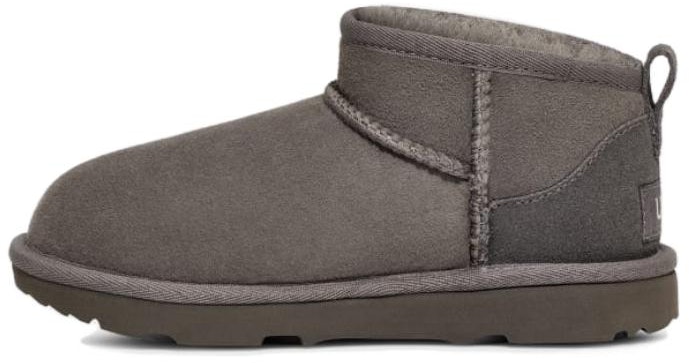 preschool-ugg-classic-boot-cozy-casual-warm-low-cut-grey-1130750-k-grey