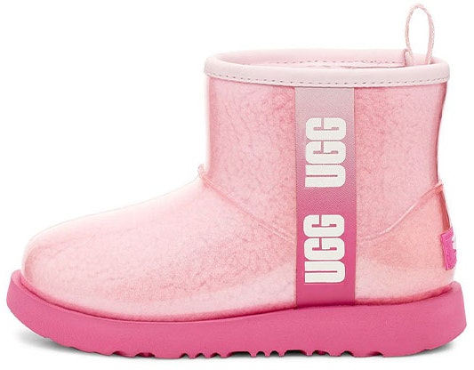 preschool-ugg-classic-clear-mini-ii-pink-fur-lined-1121007-k-pcmb