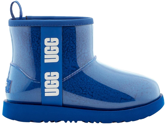 大童 UGG 經典透明迷你 II 羊皮 舒適保暖戶外休閒 中筒 雪地靴 藍果凍 Order 大童 UGG 經典透明迷你 II 羊皮 舒適保暖戶外休閒 中筒 雪地靴 藍果凍