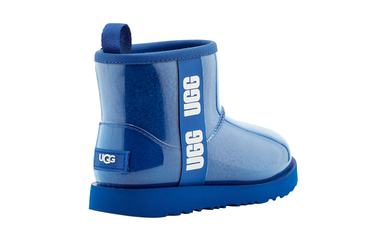Purchase 大童 UGG 經典透明迷你 II 羊皮 舒適保暖戶外休閒 中筒 雪地靴 藍果凍