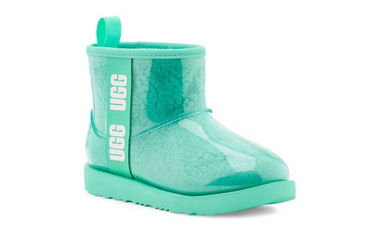 Lookbook (PS) UGG Classic Clear Mini II Boot ''Tide Pool'' - Dames en Heren Regenlaars. 1112386K-TDP