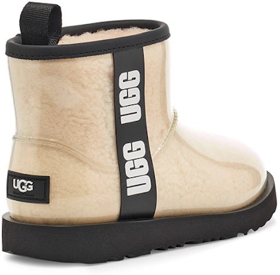 (學齡前) UGG 經典透明迷你 II 靴子 自然黑 1112386K-NBLC Shop (學齡前) UGG 經典透明迷你 II 靴子 自然黑 1112386K-NBLC