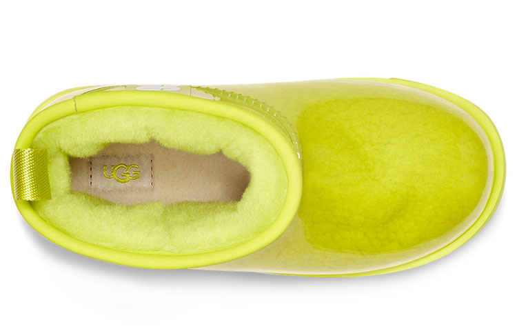 Purchase 大童 UGG Classic Clear Mini II 大LOGO果凍雪地靴 硫磺色