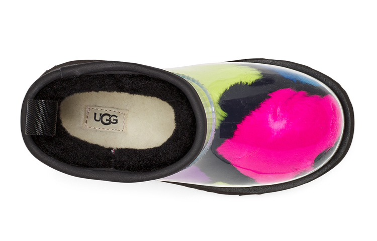 Purchase (PS) UGG Classic Clear Mini Party Spots - But Mini dengan Rekaan Bintik Meriah 1124910K-BLK