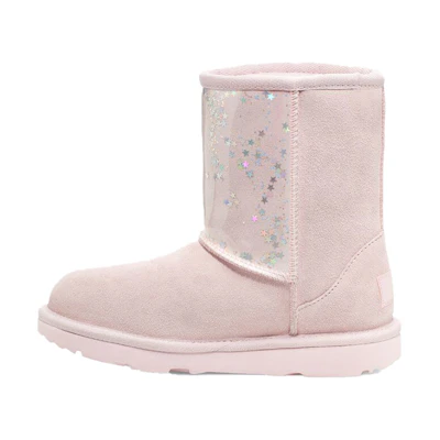 (PS) UGG Classic II 'Clear Glitter Pink'