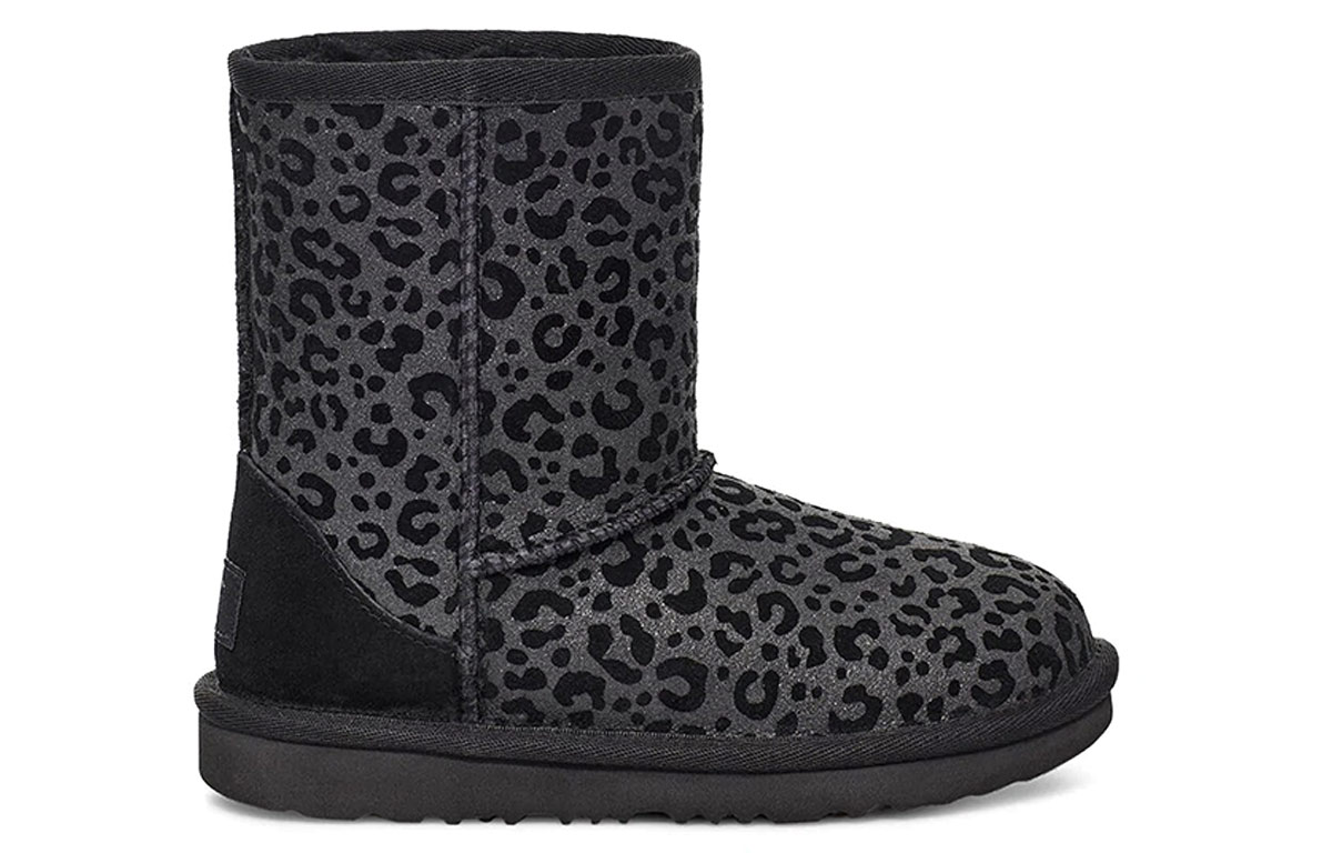 Order (PS) UGG 클래식 II 글리터 레오파드 (UGG Classic II Glitter Leopard) 1112388K-BLK