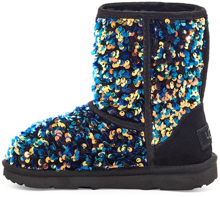 (Preschool) UGG Classic II Stellar Sequin 'Black' 1112244K-BLK Buy (Preschool) UGG Classic II Stellar Sequin 'Black' 1112244K-BLK