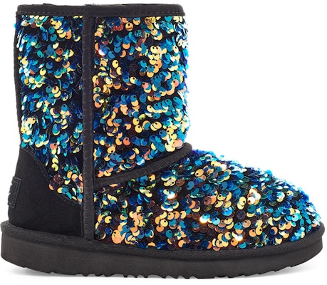 (PS) UGG经典II星光亮片'黑色' 1112244K-BLK Order (PS) UGG经典II星光亮片'黑色' 1112244K-BLK