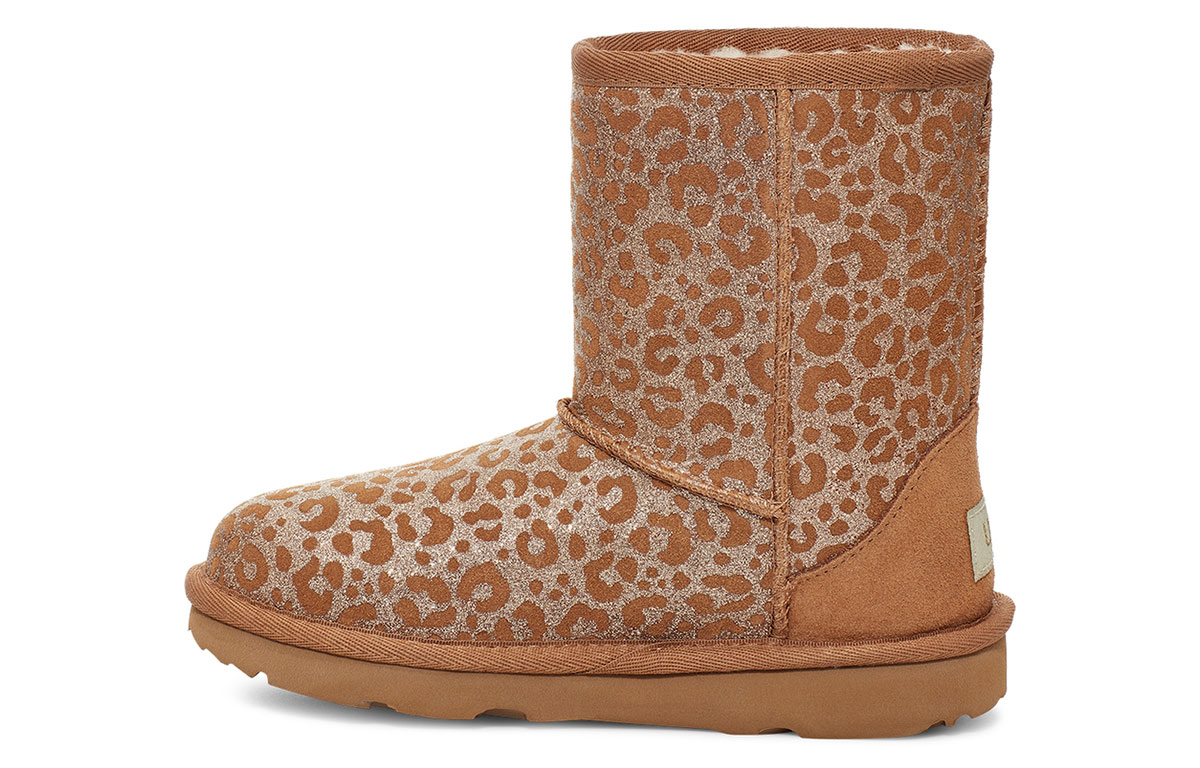 (Preschool) UGG Classic II Glitter Leopard 'Brown' 1112388K-CHE