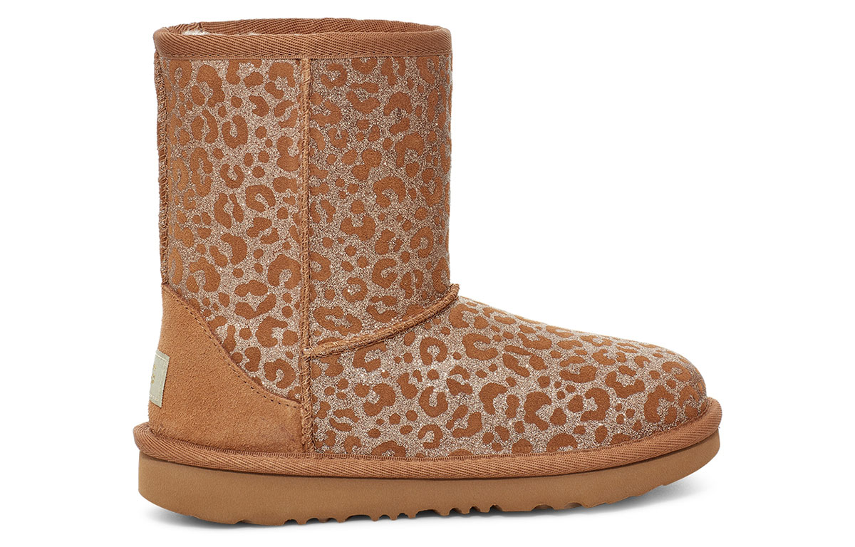 Order (PS) UGG Classic II Glitter Luipaard ''Bruin'' 1112388K-CHE