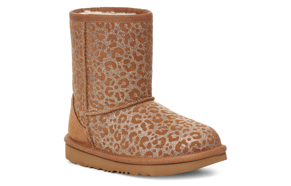 Lookbook (PS) UGG Classic II Glitter Luipaard ''Bruin'' 1112388K-CHE