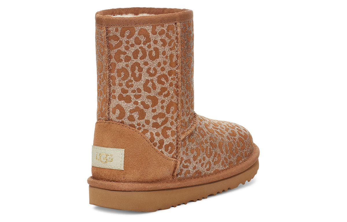 Shop (PS) UGG Classic II Glitter Luipaard ''Bruin'' 1112388K-CHE