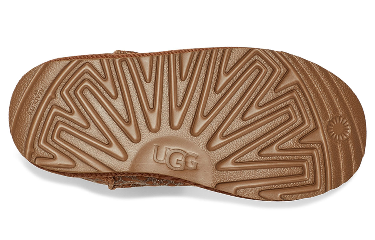Details for (PS) UGG Classic II Glitter Luipaard ''Bruin'' 1112388K-CHE