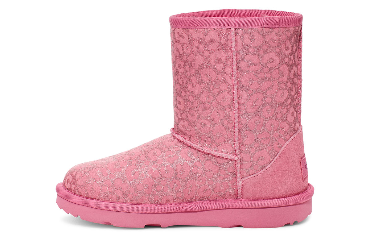 (Preschool) UGG Classic II Glitter Leopard 'Pink' 1112388K-WBRR