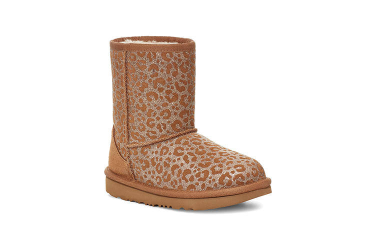Lookbook (PS) UGG Classic II Glitzer Leopard Fleece Gefüttert Braun 1112388T-CHE