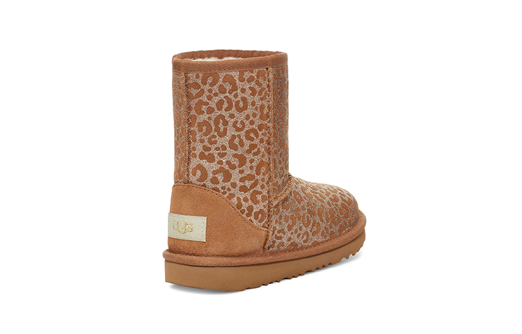 Purchase (PS) UGG Classic II Glitzer Leopard Fleece Gefüttert Braun 1112388T-CHE