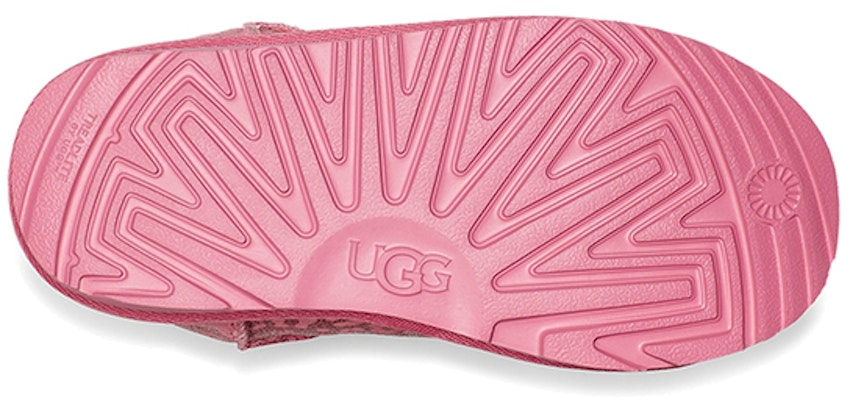 幼童 UGG 經典 II 閃亮豹紋 加絨雪靴 野漿果色 Details for 幼童 UGG 經典 II 閃亮豹紋 加絨雪靴 野漿果色