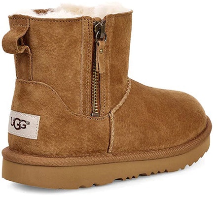(Preschool) UGG Classic II Mini Double Zip Boot 'Chestnut' 1102469K-CHE Shop (Preschool) UGG Classic II Mini Double Zip Boot 'Chestnut' 1102469K-CHE