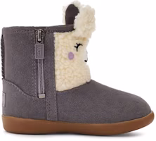 Order 幼兒 UGG 經典羊駝絨毛公仔 加絨拉鏈雪地靴 灰色