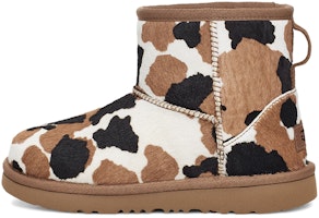 (Preschool) UGG Classic Mini Cow Print 1123619K-CHE (Preschool) UGG Classic Mini Cow Print 1123619K-CHE