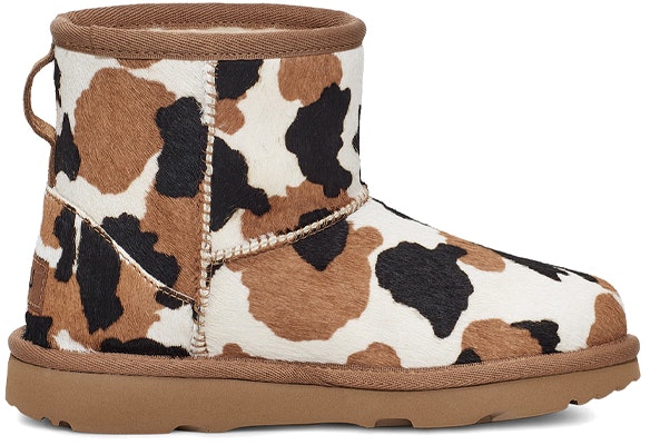 (Preschool) UGG Classic Mini Cow Print 1123619K-CHE Order (Preschool) UGG Classic Mini Cow Print 1123619K-CHE