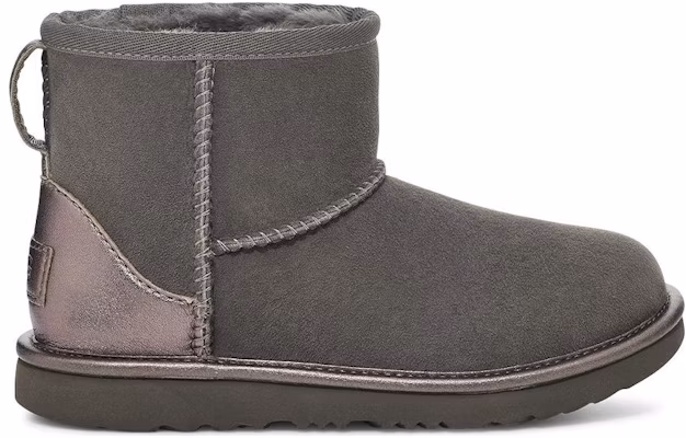 (Preschool) UGG Classic Mini Shine 'Dark Grey' 1130778K-CHRC Order (Preschool) UGG Classic Mini Shine 'Dark Grey' 1130778K-CHRC