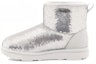 Buy (PS) UGG Classic Mini 'Sequin Silver' Perak Berkilauan 1143708K-SLVR