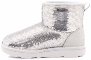 (Preschool) UGG Classic Mini 'Sequin Silver' 1143708K-SLVR (Preschool) UGG Classic Mini 'Sequin Silver' 1143708K-SLVR