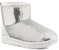 (PS) UGG Classic Mini 'Sequin Silver' Perak Berkilauan 1143708K-SLVR