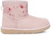 (PS) UGG Classic Mini Blossom Fleece Berbulu Merah Jambu 1119832T-SLPN