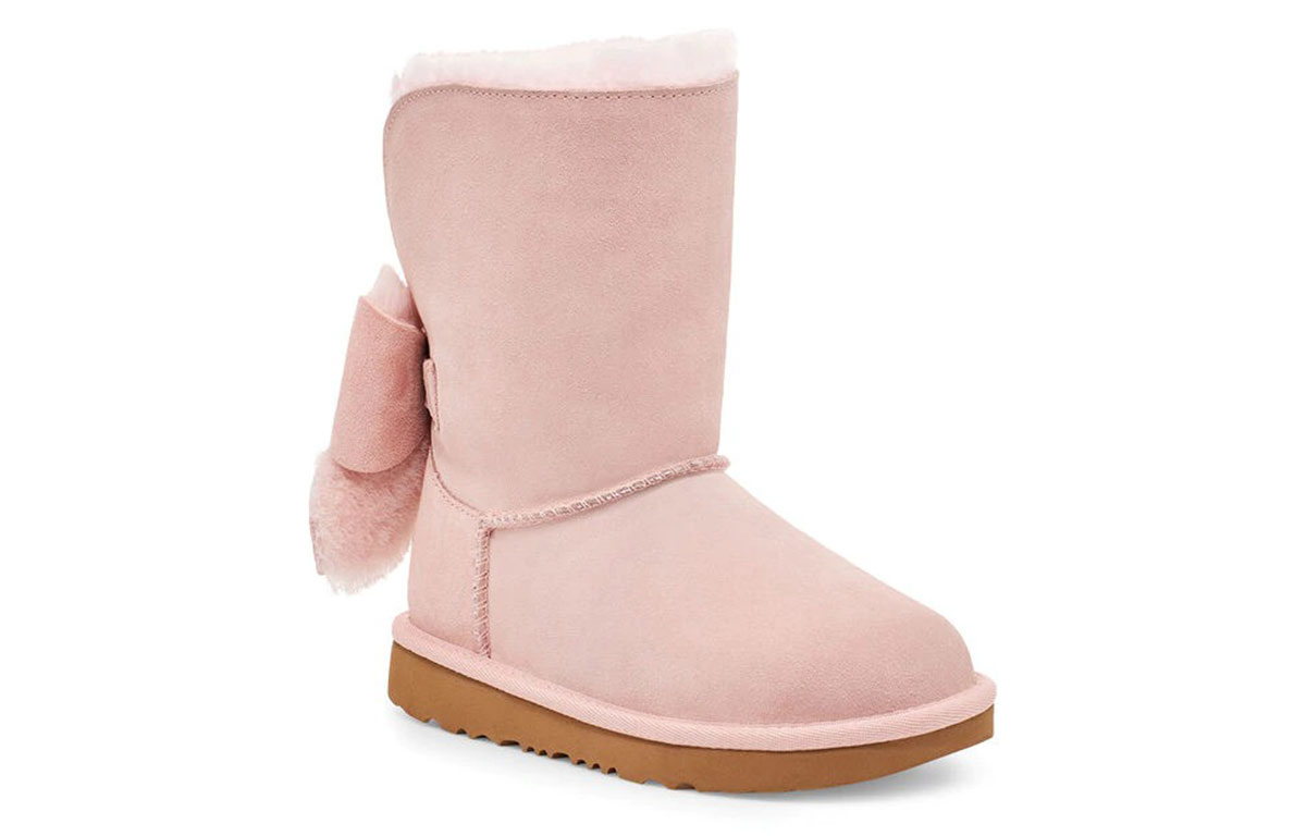 Lookbook (PS) UGG Classic Mini II 'Cuffed Bow Pink' - UGG Classic Mini II 'Cuffed Bow Pink' 1112298K-PCD