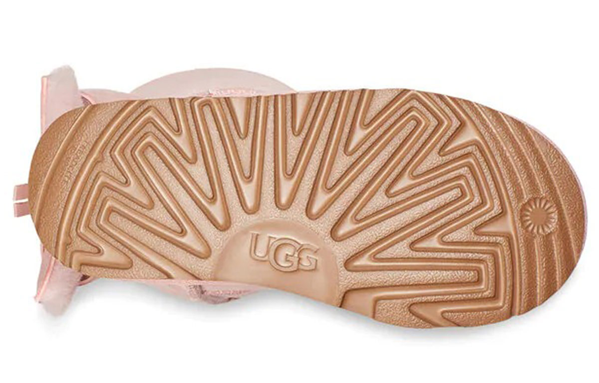 Details for (PS) UGG Classic Mini II 'Cuffed Bow Pink' - UGG Classic Mini II 'Cuffed Bow Pink' 1112298K-PCD