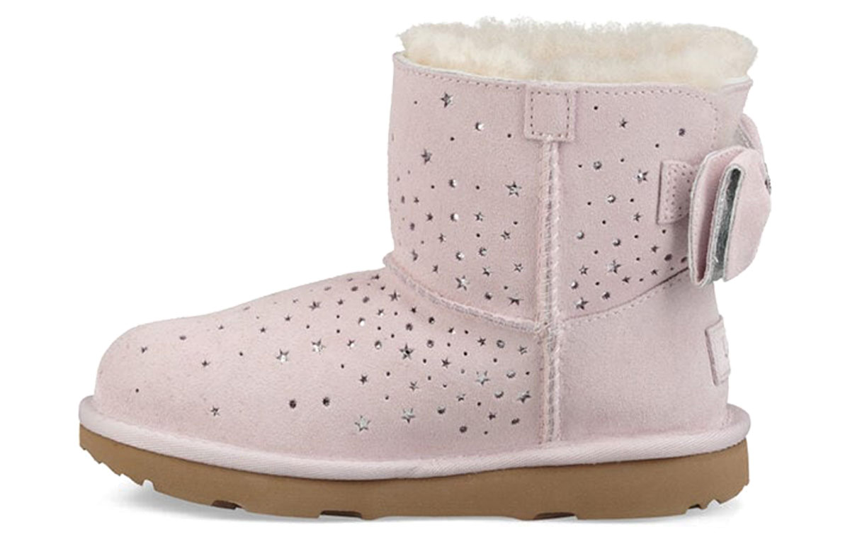 (Preschool) UGG Classic Mini II Bow 'Stargirl Pink' 1095729K-BPNK