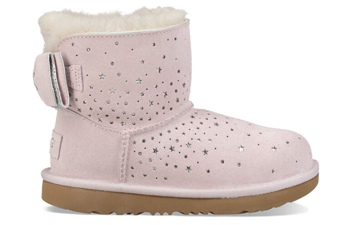 Order (Preschool) UGG Classic Mini II Bow 'Stargirl Pink' 1095729K-BPNK
