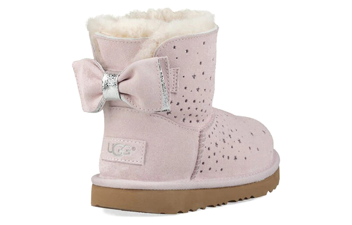 Shop (Preschool) UGG Classic Mini II Bow 'Stargirl Pink' 1095729K-BPNK