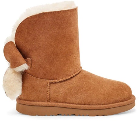 (Preschool) UGG Classic Mini II Cuffed Bow 'Chestnut' 1112298K-CHE Order (Preschool) UGG Classic Mini II Cuffed Bow 'Chestnut' 1112298K-CHE